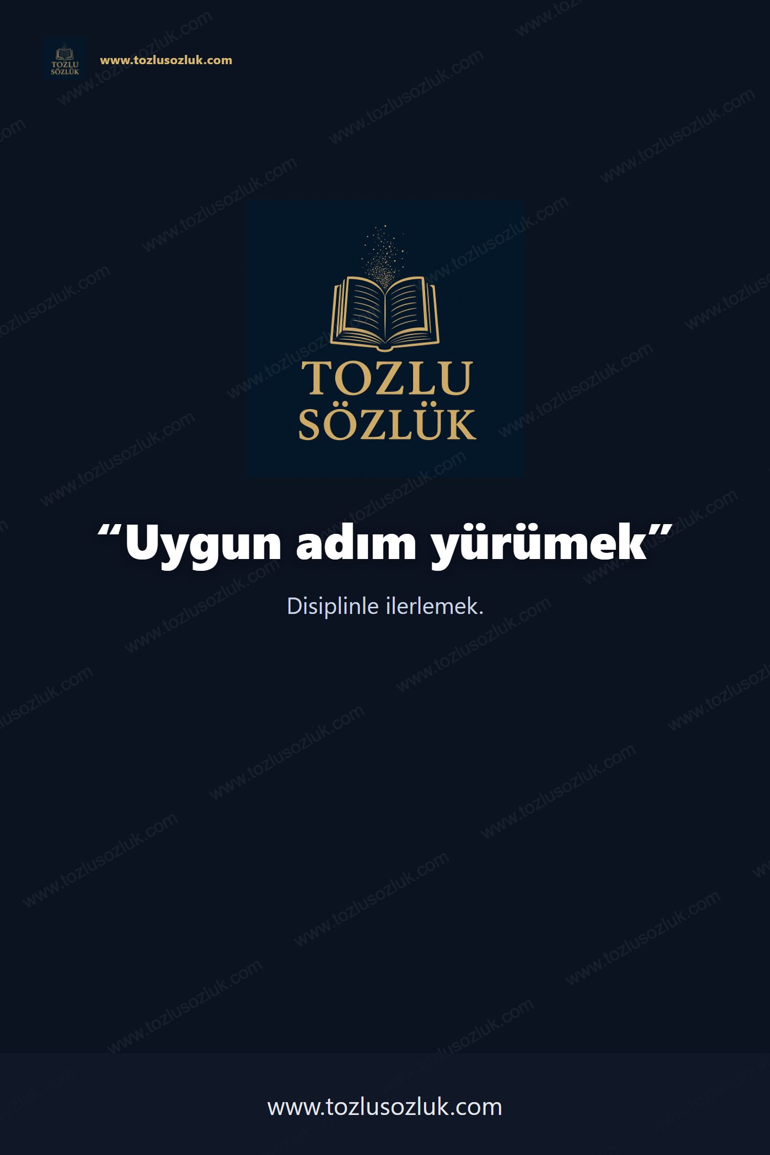 Uygun adım yürümek Pinterest görseli