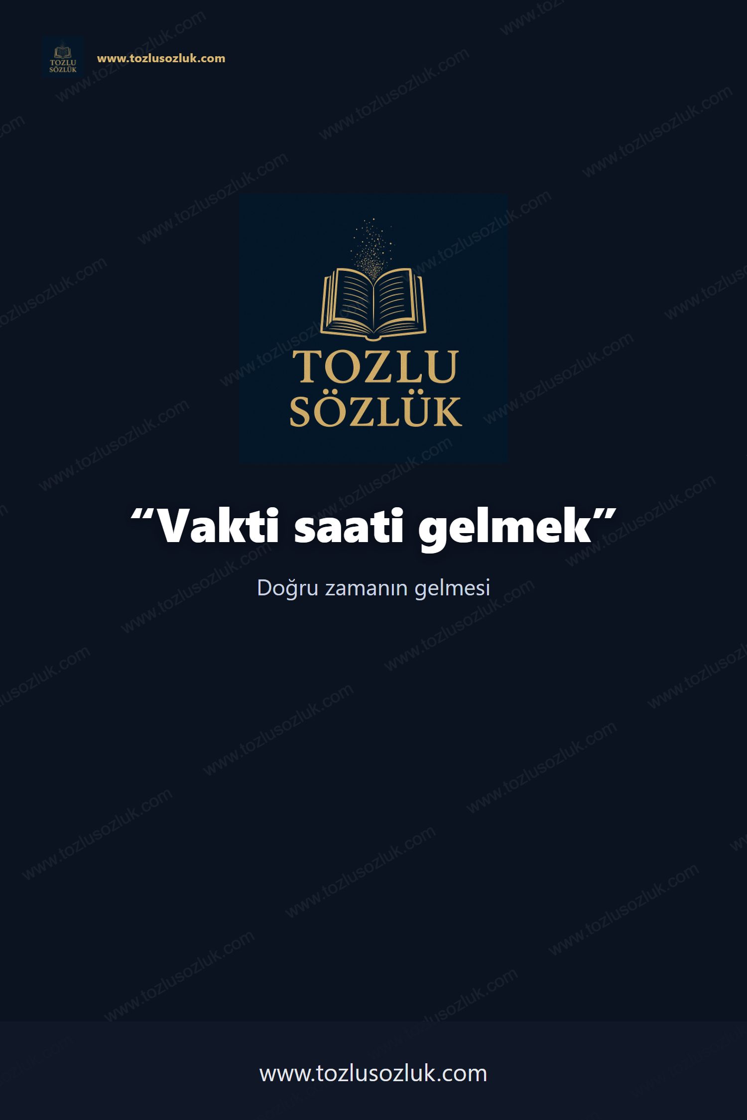 Vakti saati gelmek Pinterest görseli