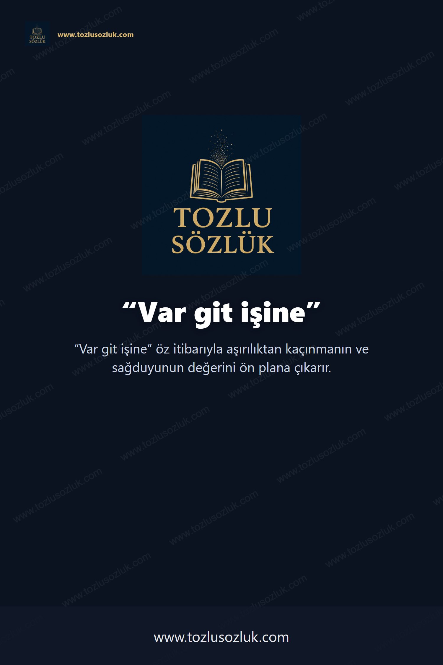 Var git işine Pinterest görseli