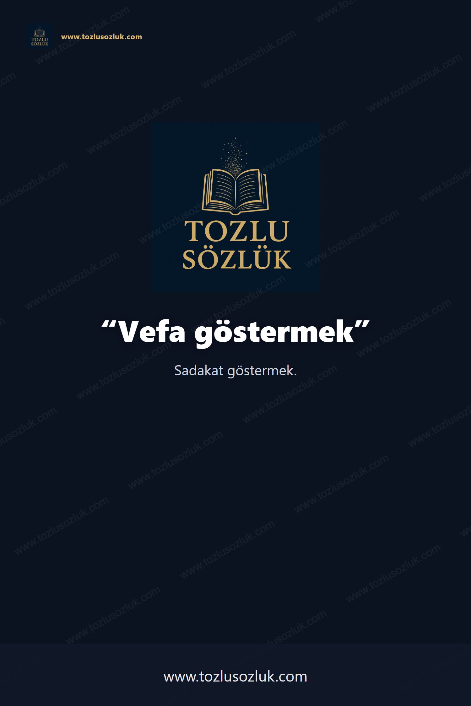 Vefa göstermek Pinterest görseli