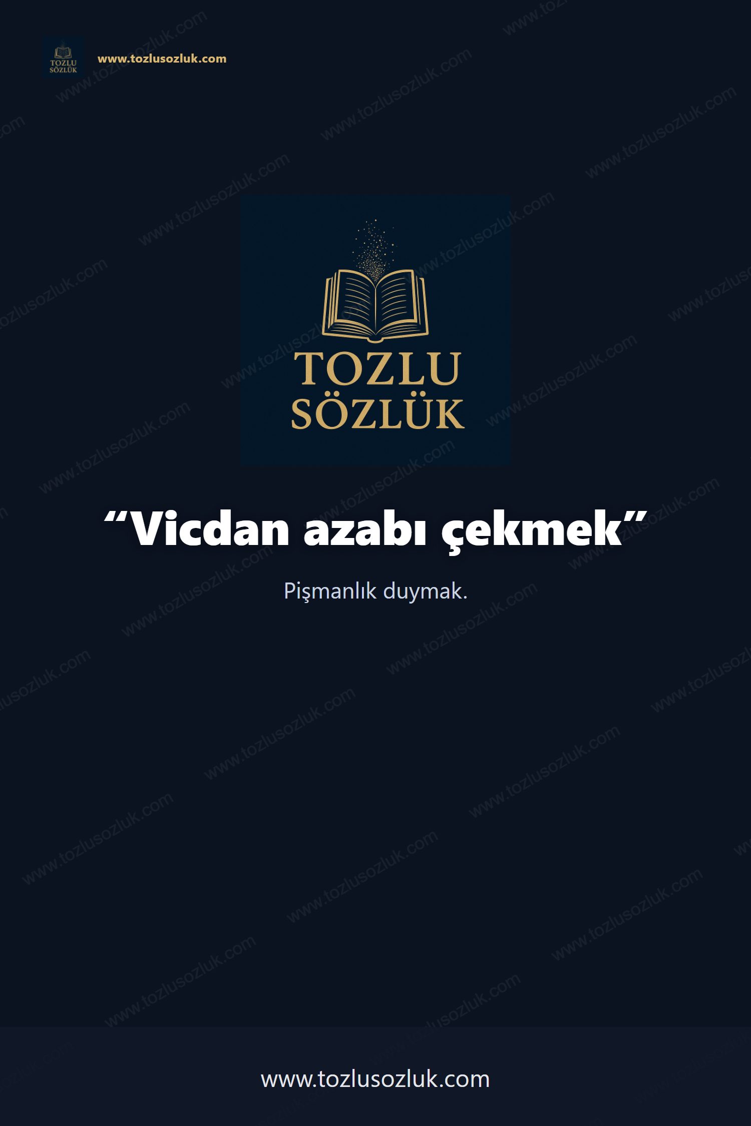 Vicdan azabı çekmek Pinterest görseli