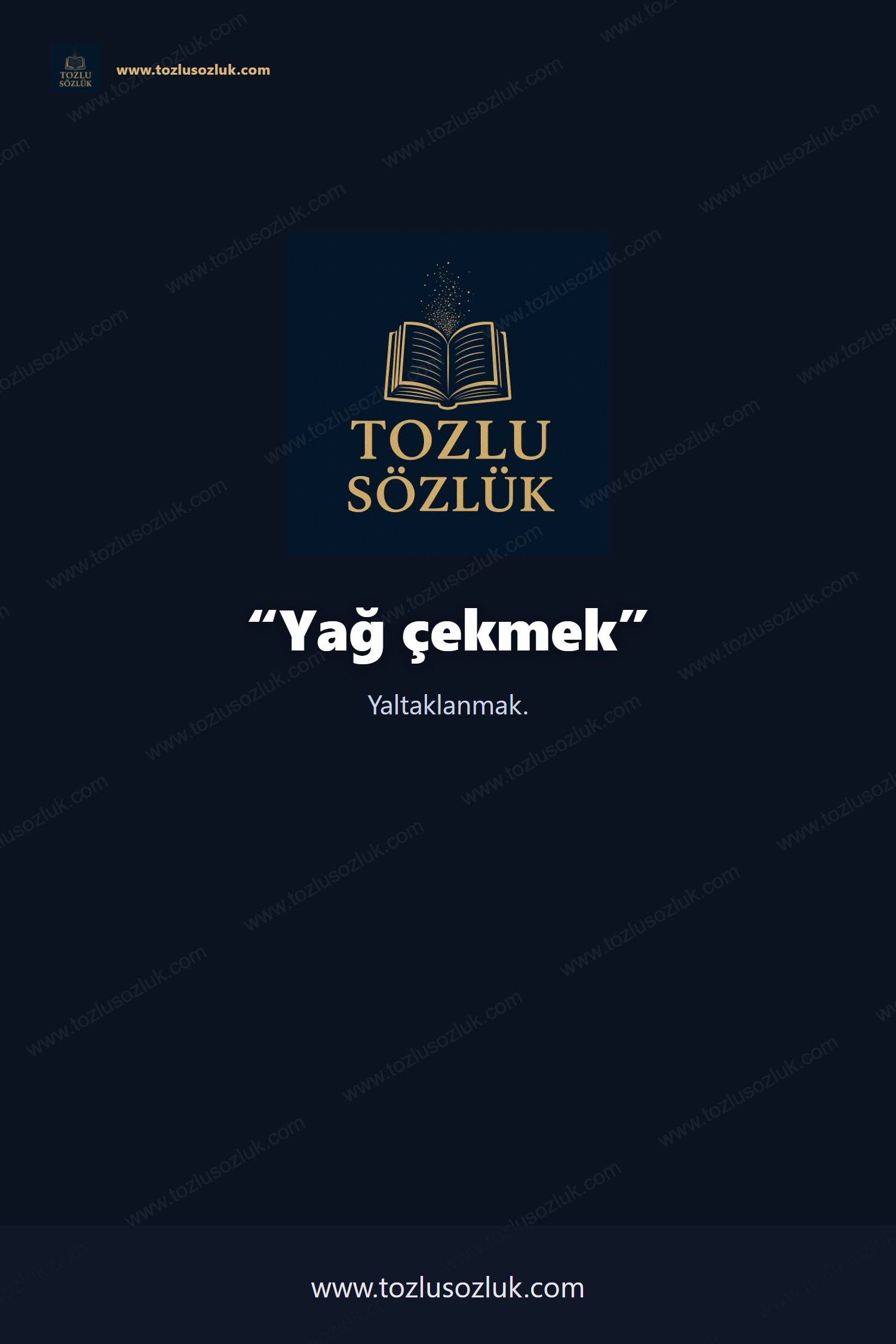 Yağ çekmek Pinterest görseli