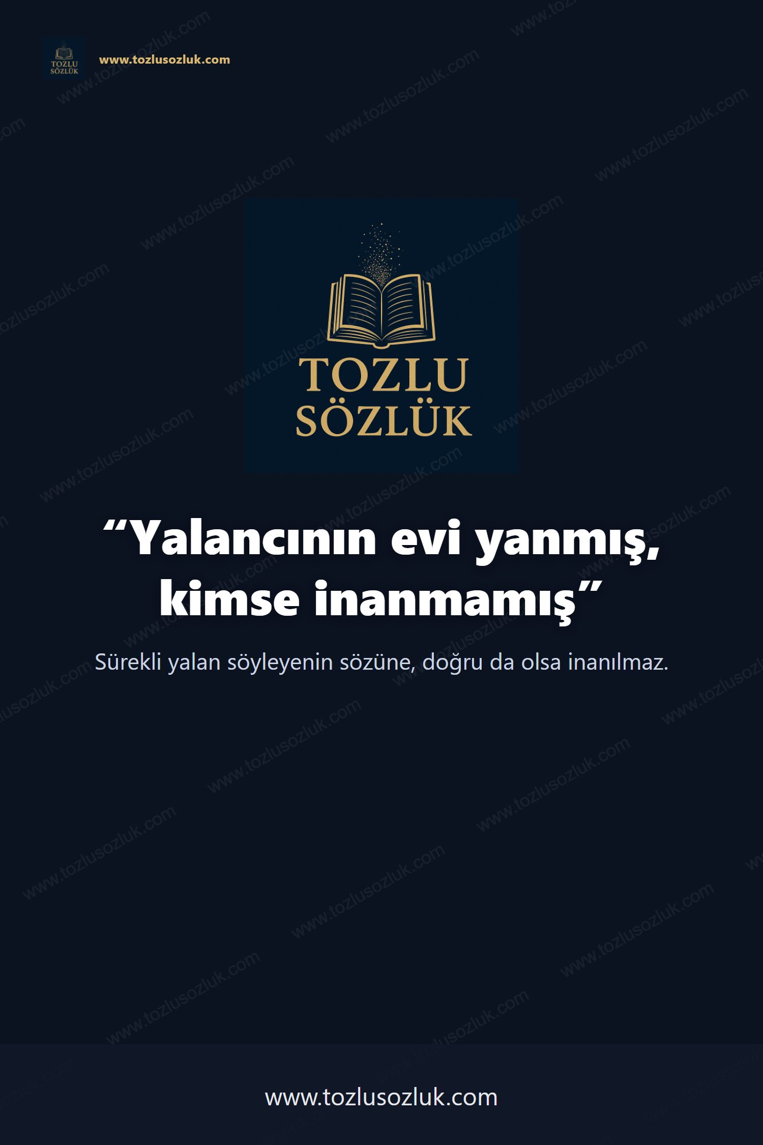 Yalancının evi yanmış, kimse inanmamış Pinterest görseli