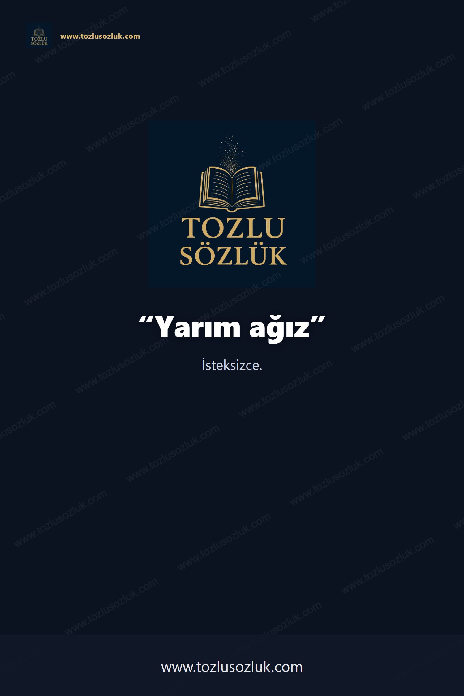 Yarım ağız Pinterest görseli