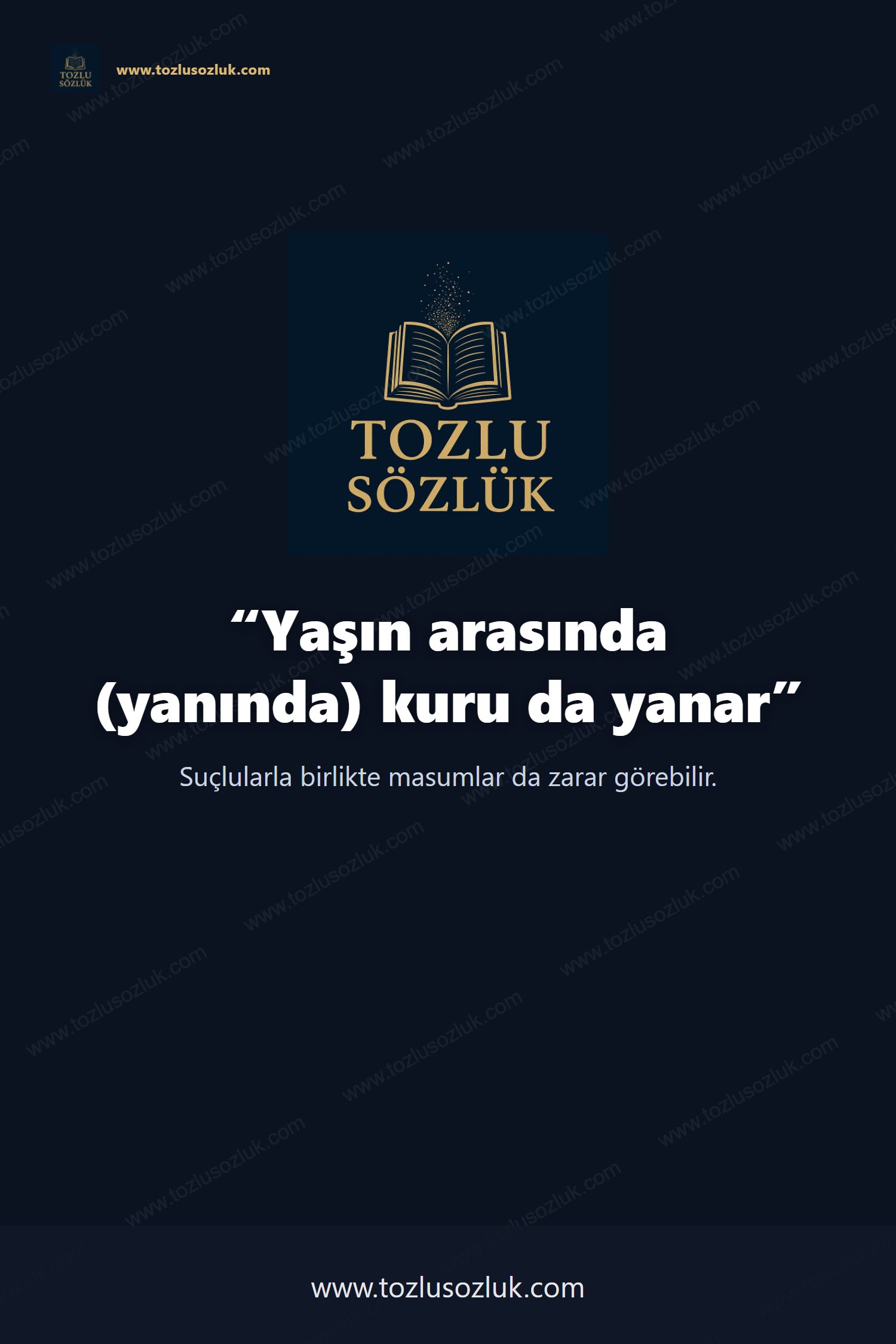 Yaşın arasında (yanında) kuru da yanar Pinterest görseli