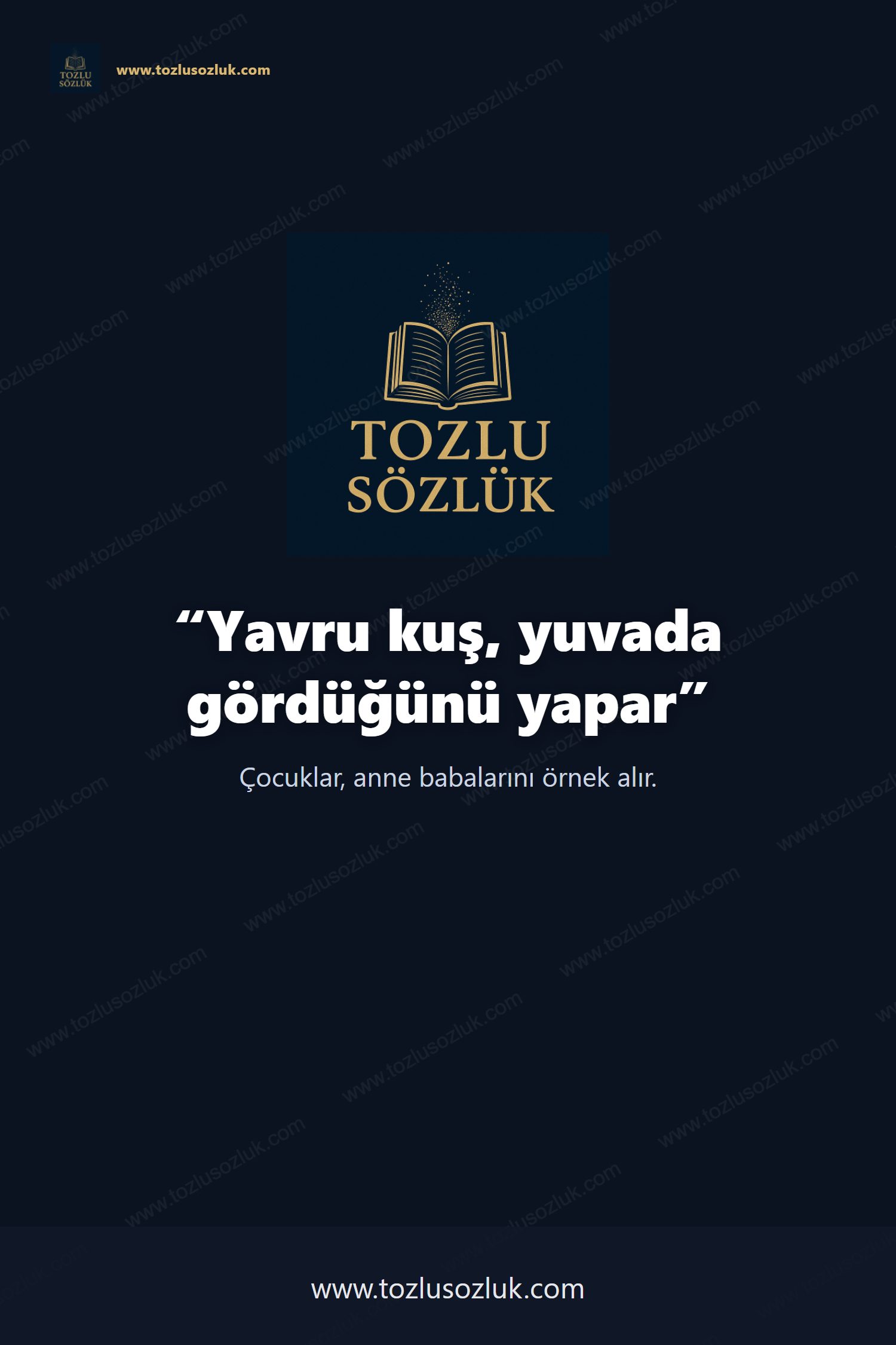 Yavru kuş, yuvada gördüğünü yapar Pinterest görseli