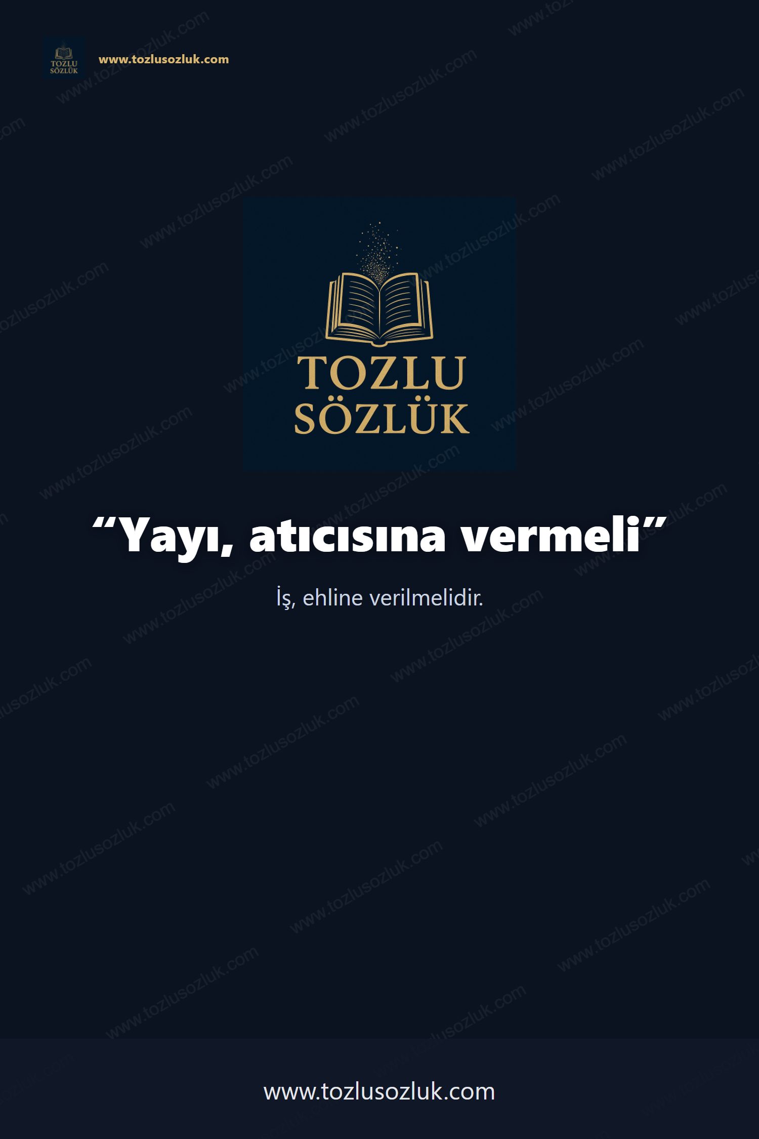 Yayı, atıcısına vermeli Pinterest görseli