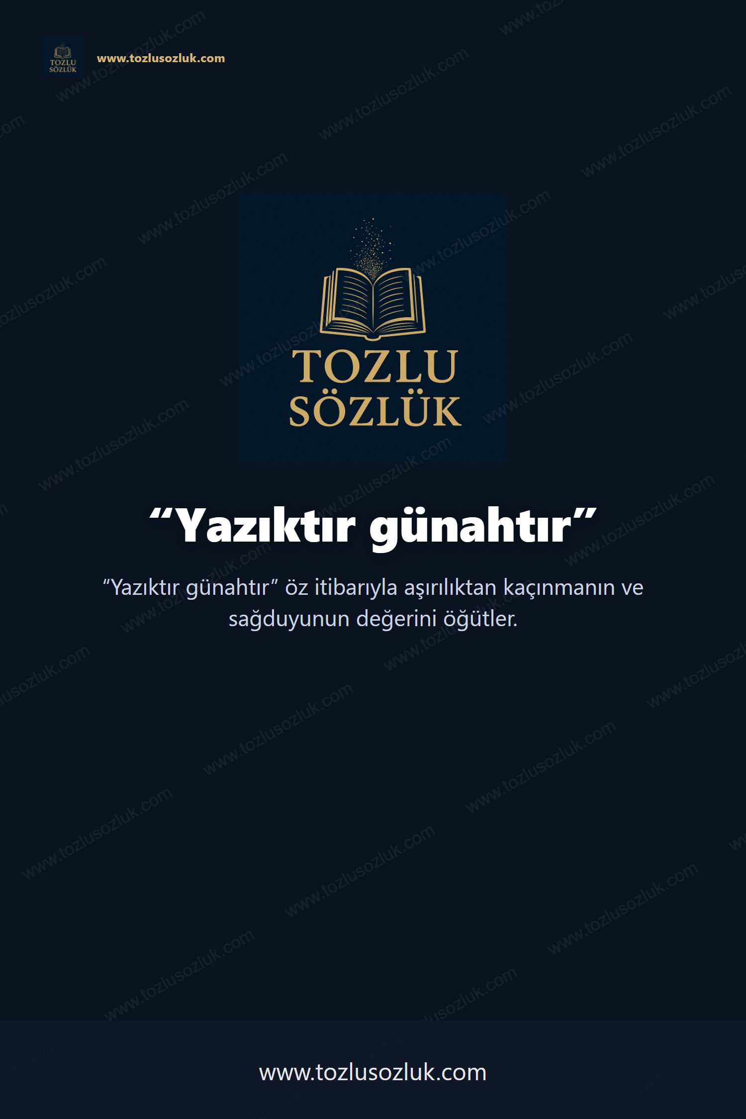 Yazıktır günahtır Pinterest görseli
