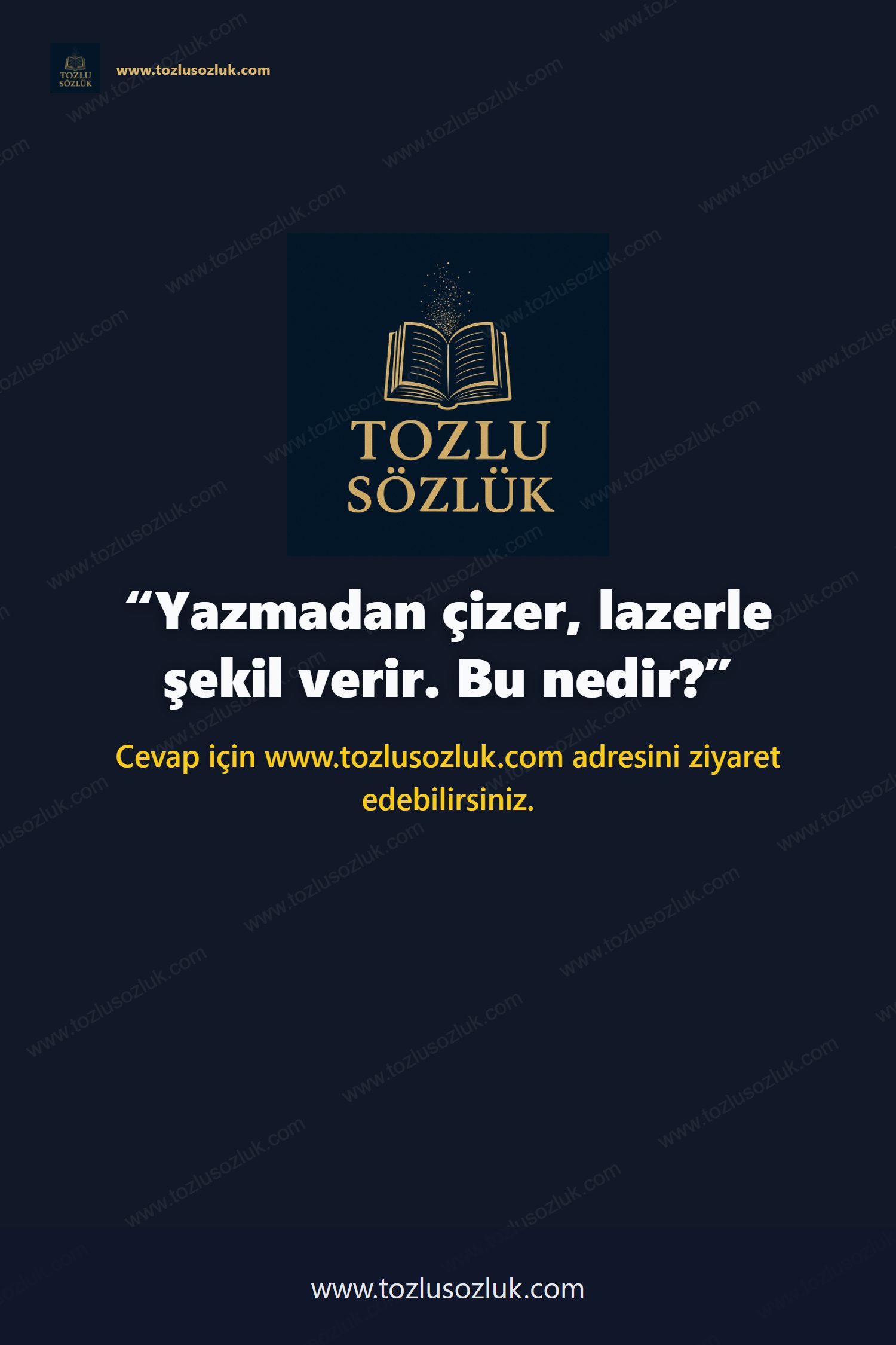 Yazmadan çizer, lazerle şekil verir. Bu nedir? Pinterest görseli