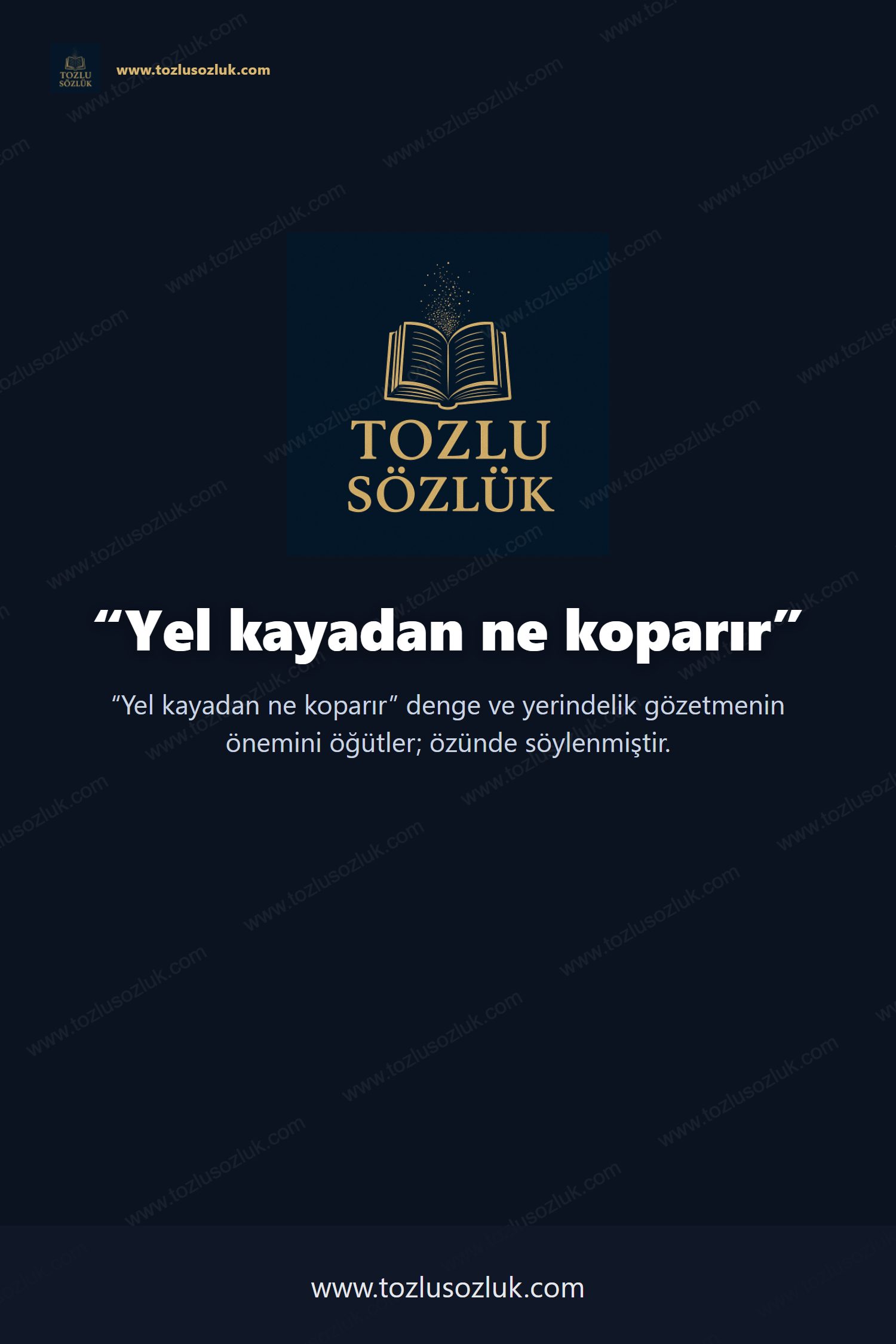 Yel kayadan ne koparır Pinterest görseli