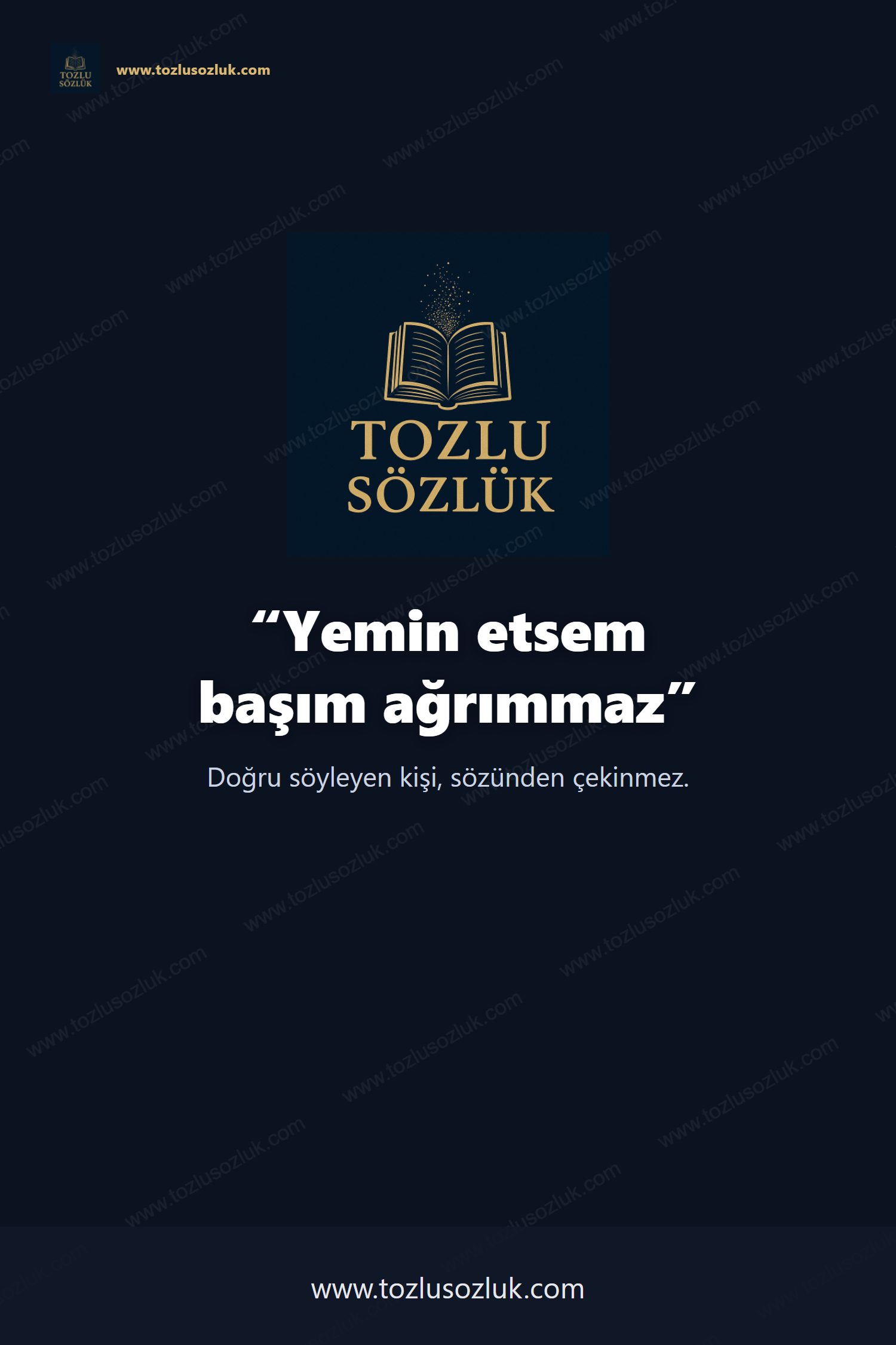 Yemin etsem başım ağrımmaz Pinterest görseli