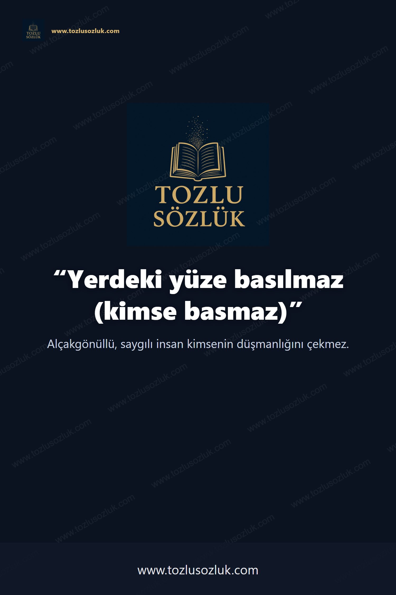 Yerdeki yüze basılmaz (kimse basmaz) Pinterest görseli