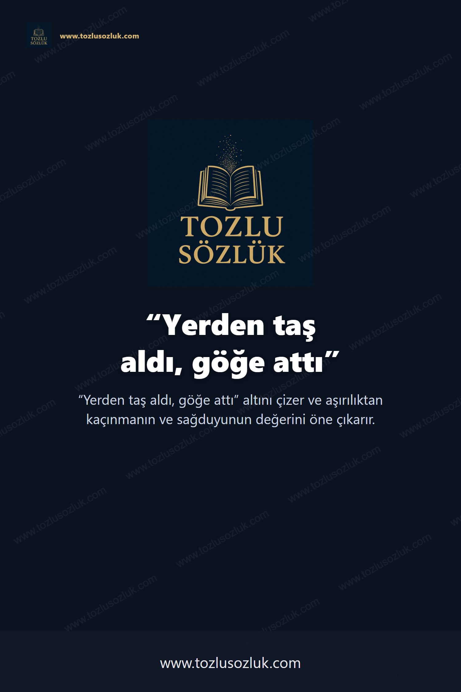Yerden taş aldı, göğe attı Pinterest görseli