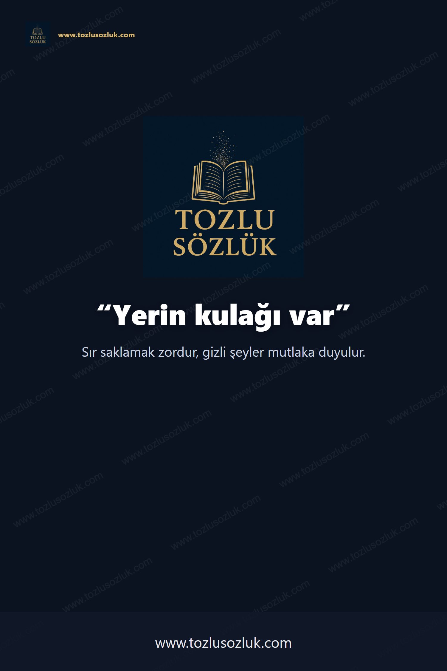 Yerin kulağı var Pinterest görseli