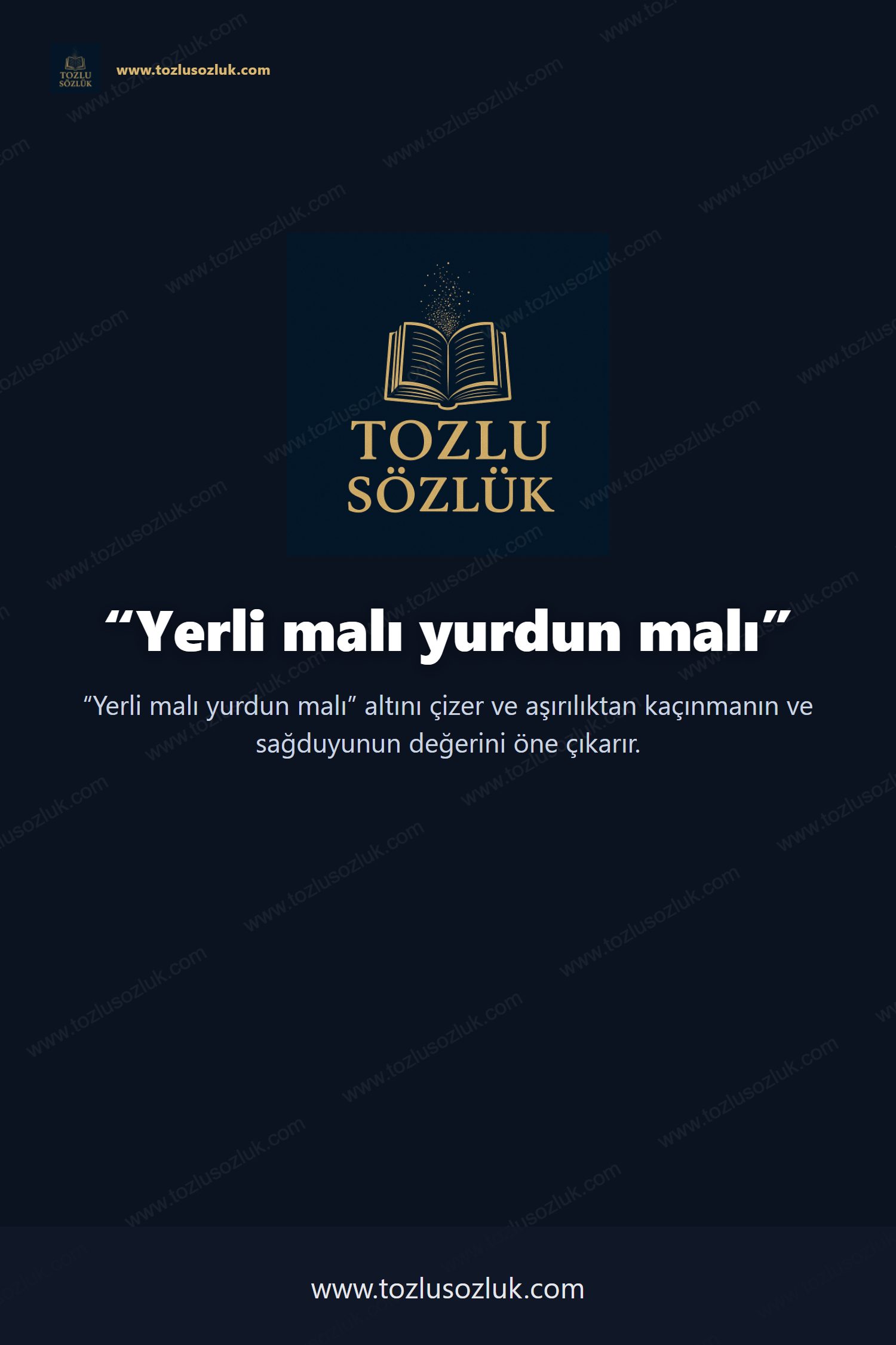 Yerli malı yurdun malı Pinterest görseli