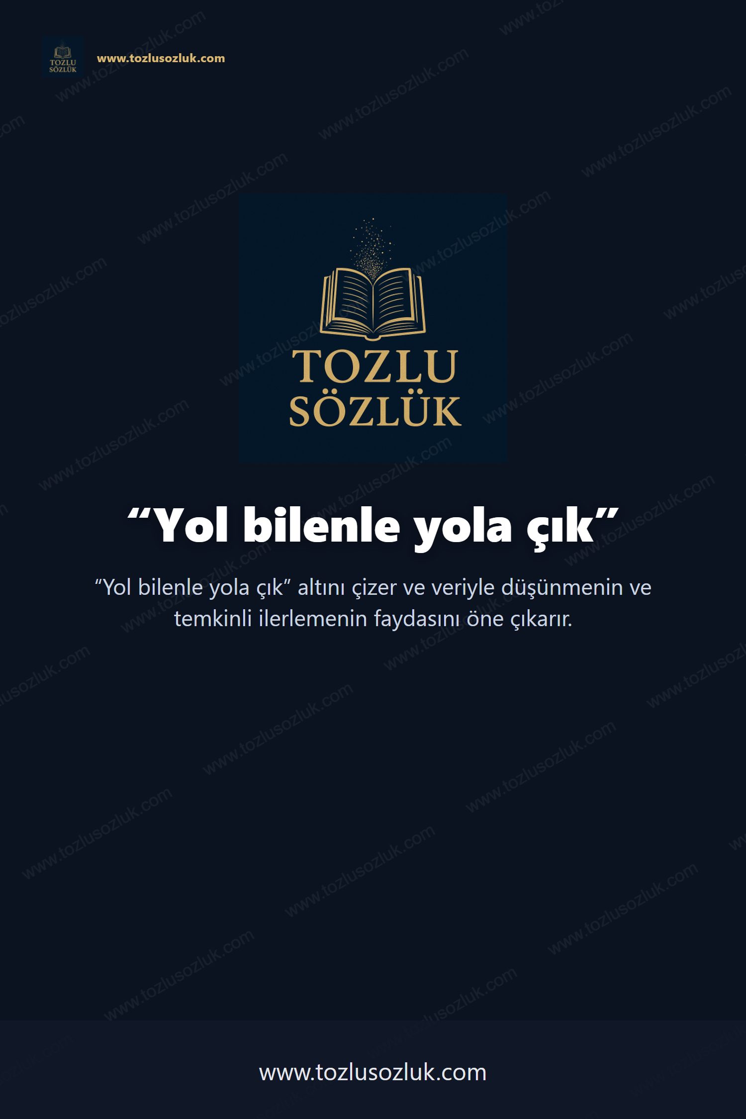 Yol bilenle yola çık Pinterest görseli