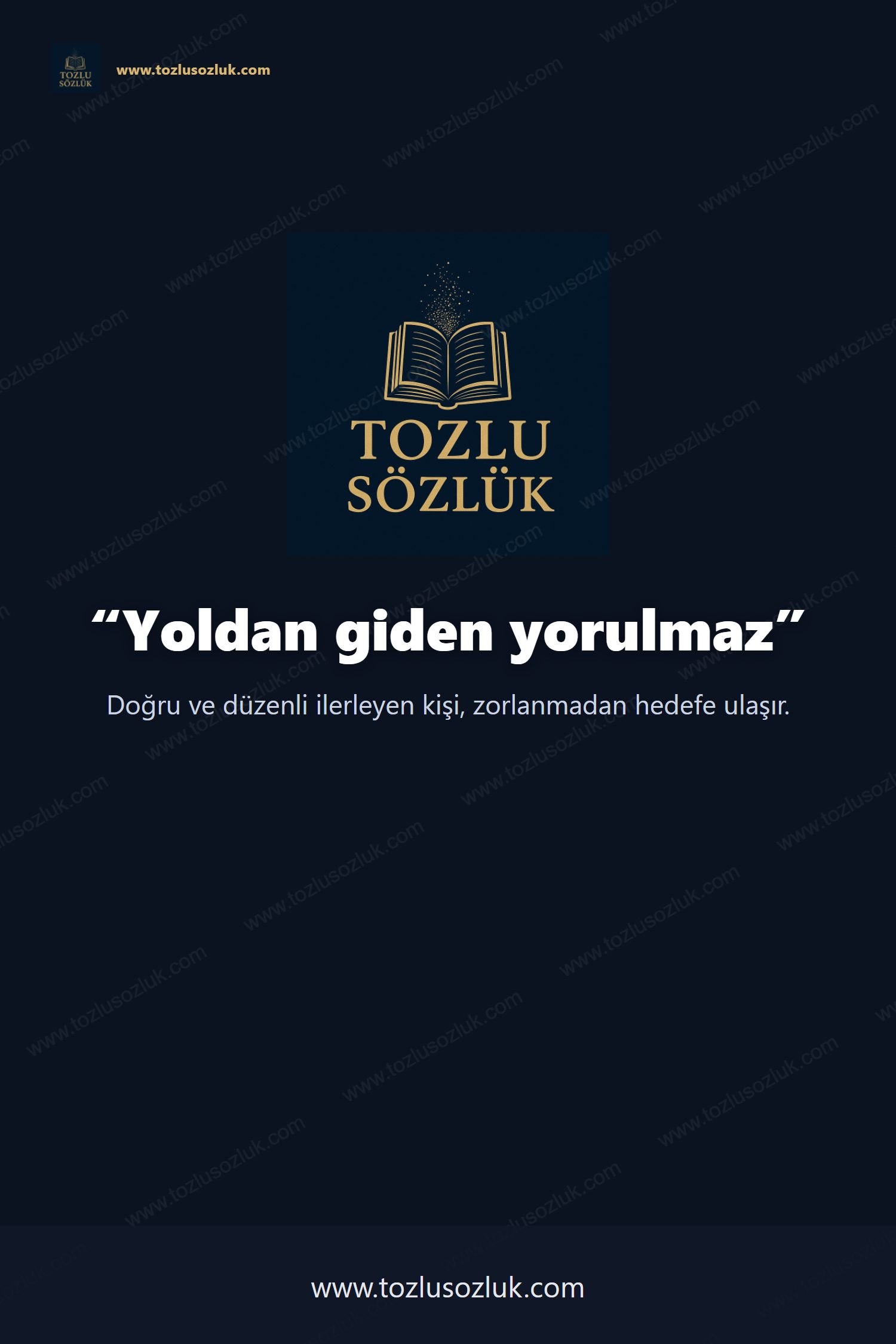 Yoldan giden yorulmaz Pinterest görseli