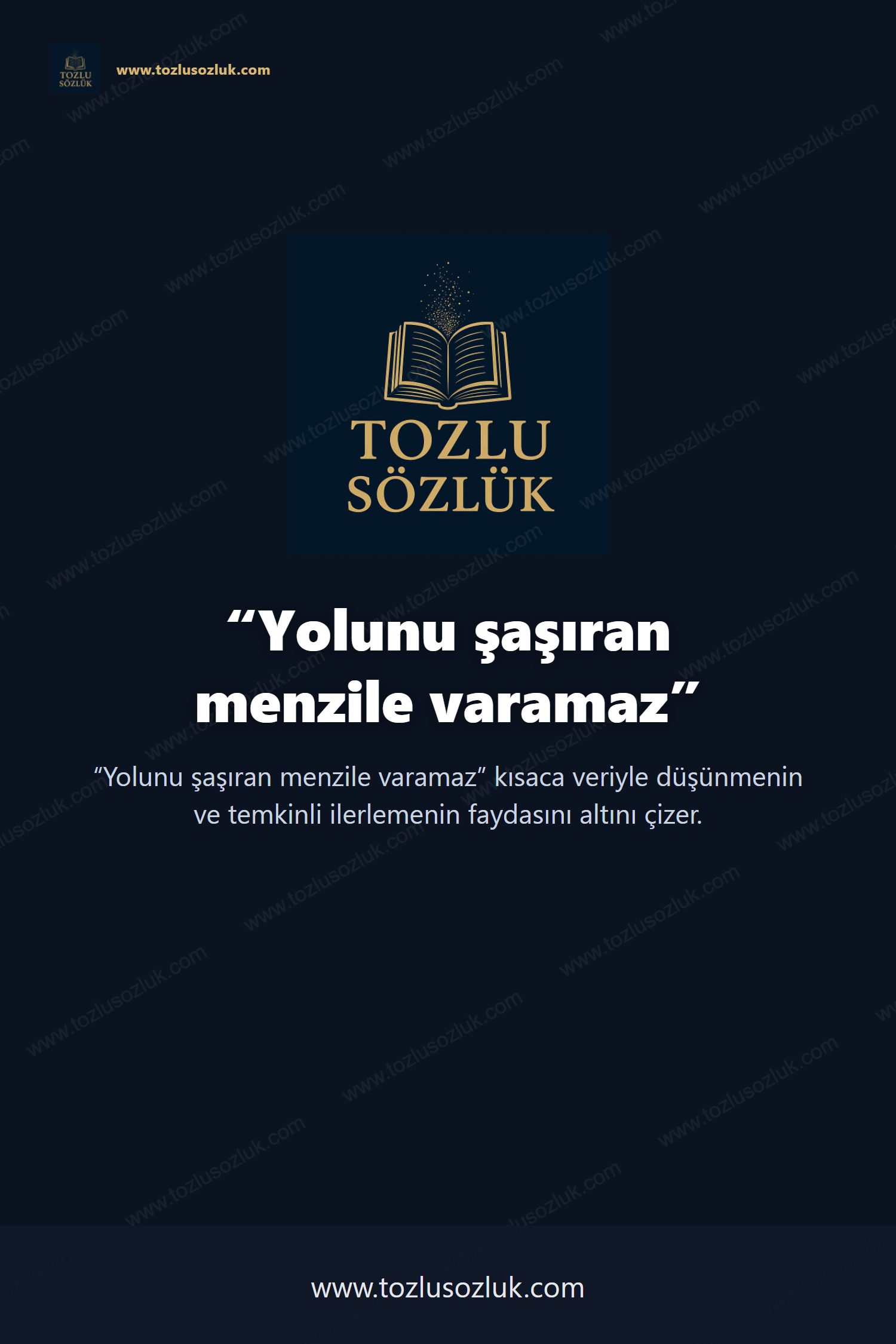 Yolunu şaşıran menzile varamaz Pinterest görseli