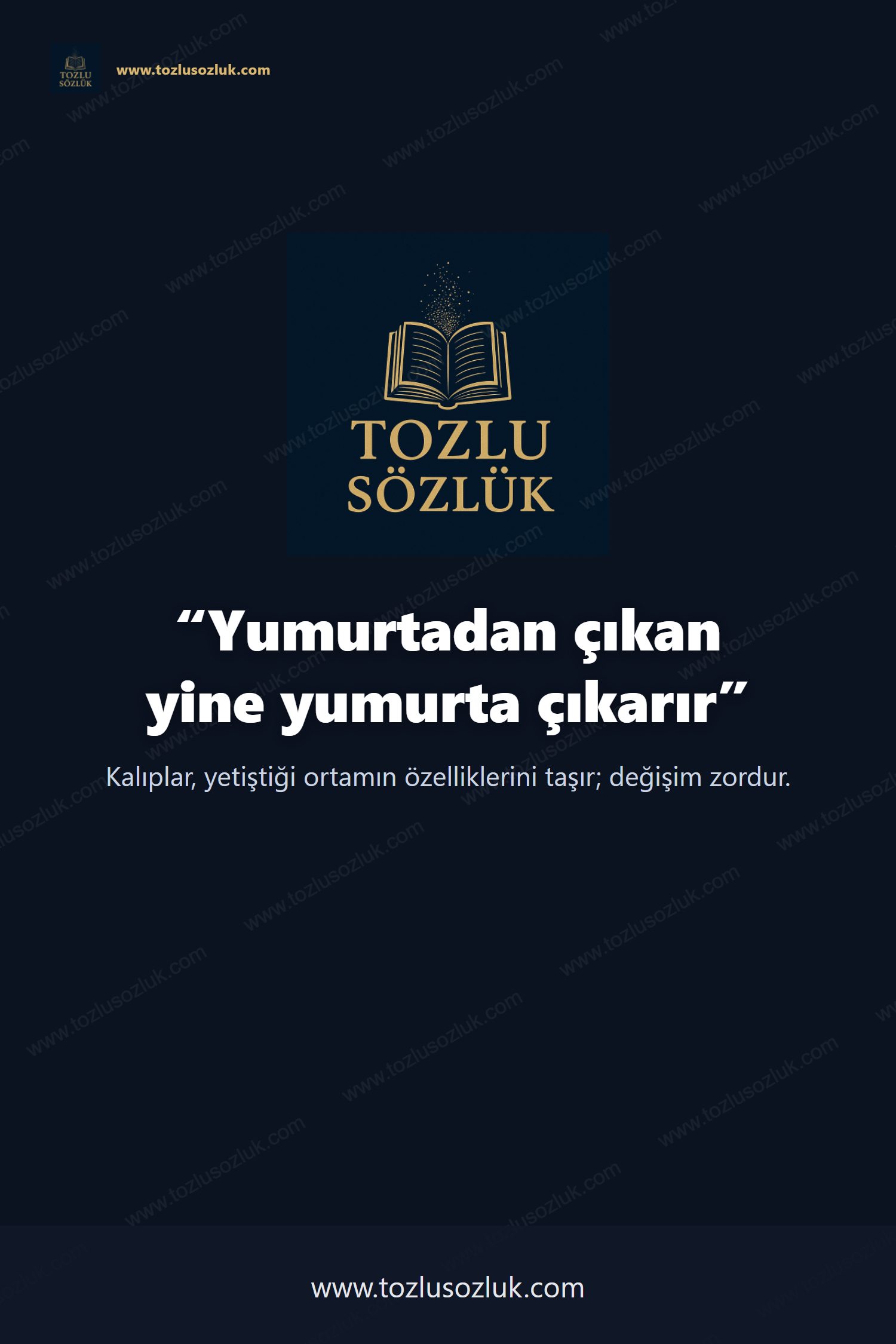 Yumurtadan çıkan yine yumurta çıkarır Pinterest görseli