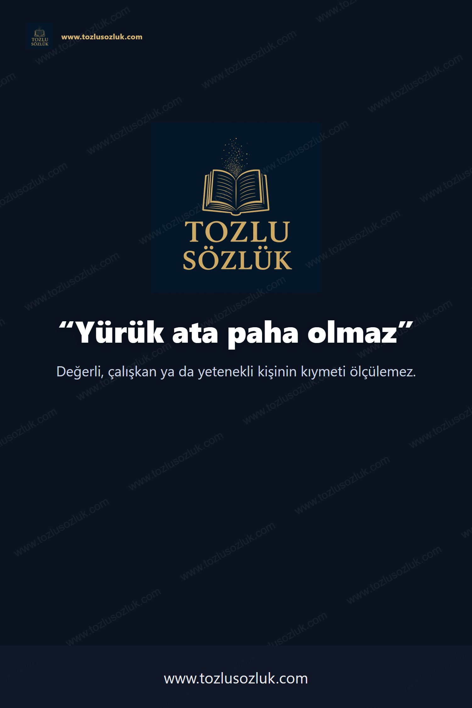 Yürük ata paha olmaz Pinterest görseli