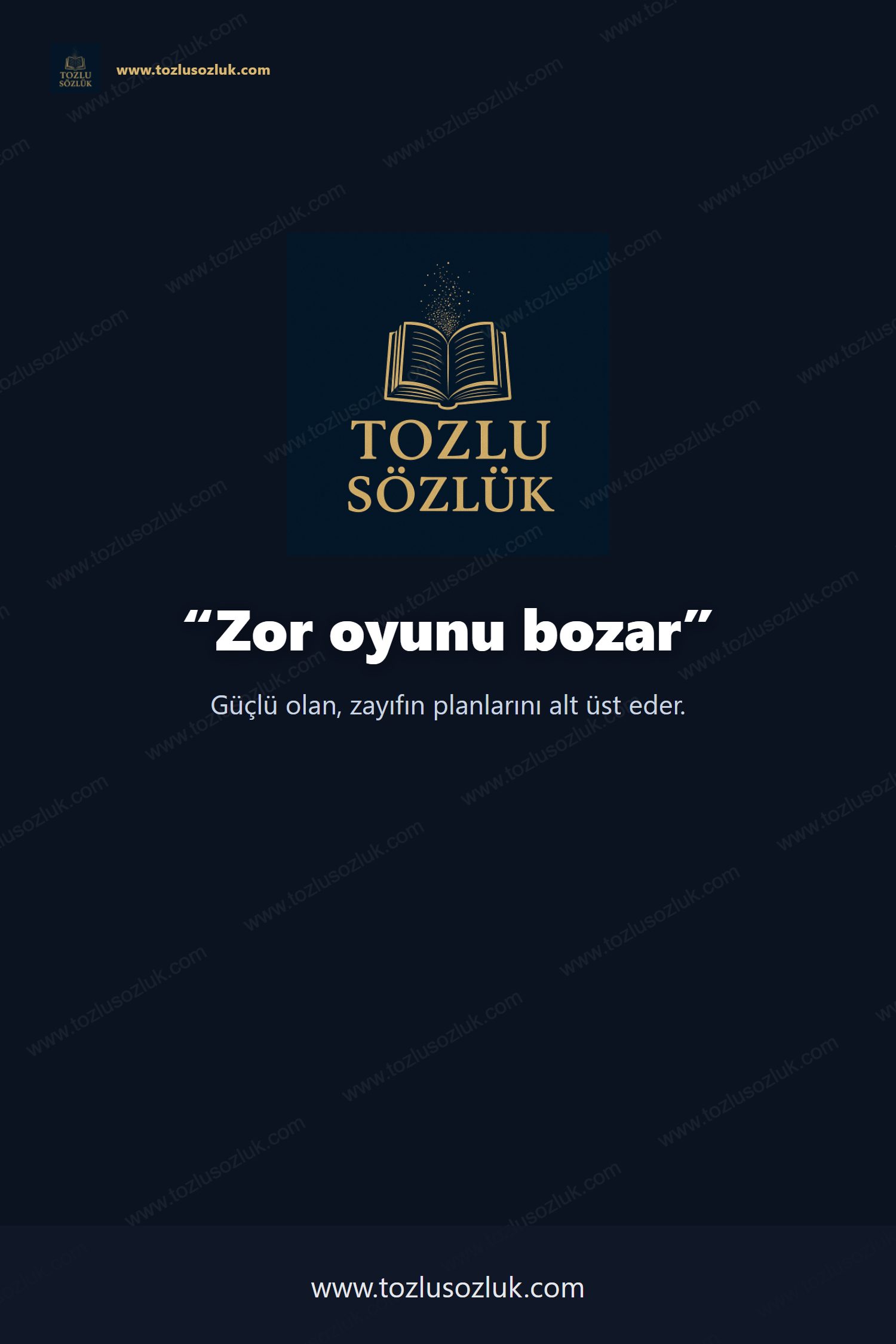 Zor oyunu bozar Pinterest görseli